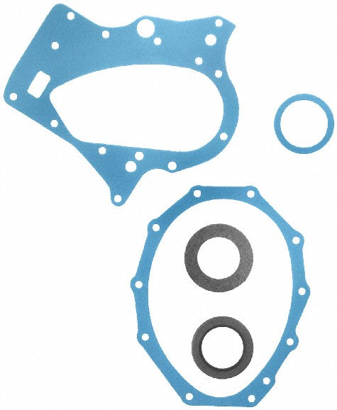 FEL-PRO Engine Timing Cover Gasket Set P/N:TCS 4155-2 Fits: Chrysler Newport, Chrysler Royal, Chrysler Royal Series, Chrysler TOWN &amp; COUNTRY, Chrysler Windsor, Chrysler Windsor Series, Desoto Powermaster, Desoto S-11, Desoto S-13, Desoto S-14 - Image 1