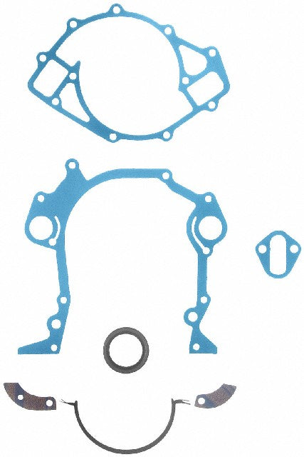 FEL-PRO Engine Timing Cover Gasket Set P/N:TCS 45024 Fits: Ford Country Sedan, Ford Country Squire, Ford Custom, Ford Custom 500, Ford E-100 Econoline, Ford E-250 Econoline, Ford E-250 Econoline Club Wagon, Ford E-350 Econoline - Image 1