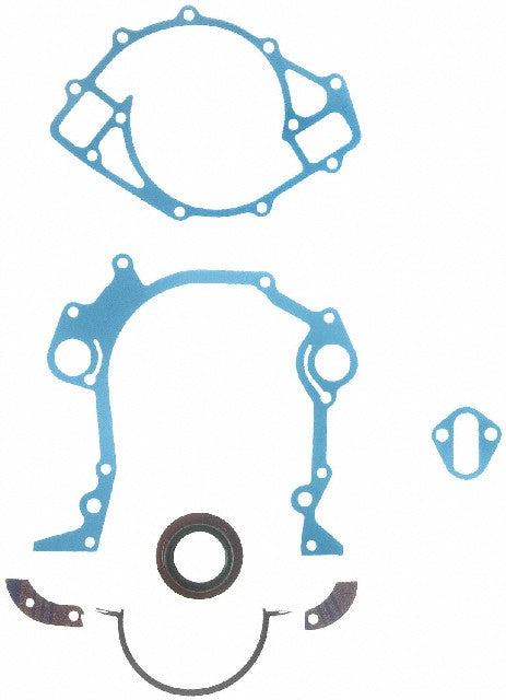 FEL-PRO Engine Timing Cover Gasket Set P/N:TCS 45129 Fits: Ford E-100 Econoline, Ford E-250 Econoline, Ford E-250 Econoline Club Wagon, Ford E-350 Econoline, Ford E-350 Econoline Club Wagon, Ford Econoline Super Duty, Ford F-100, Ford F-150, Ford F-250 - Image 1