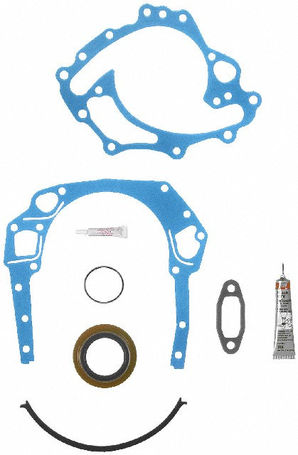 FEL-PRO Engine Timing Cover Gasket Set P/N:TCS 45283 Fits: Detomaso Pantera, Ford Bronco, Ford Country Sedan, Ford Country Squire, Ford Custom, Ford Custom 500, Ford E-100 Econoline, Ford E-250 Econoline, Ford E-250 Econoline Club Wagon - Image 1