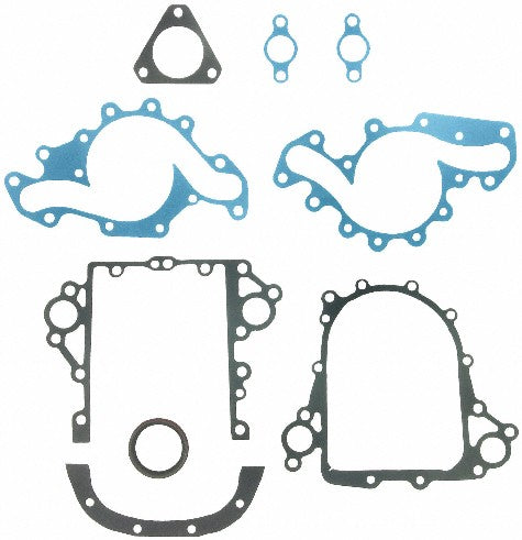 FEL-PRO Engine Timing Cover Gasket Set P/N:TCS 45554 Fits: Am General Hummer, Chevrolet B7, Chevrolet Blazer, Chevrolet C10, Chevrolet C10 Suburban, Chevrolet C1500, Chevrolet C1500 Suburban, Chevrolet C20, Chevrolet C20 Suburban - Image 1