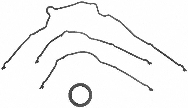 FEL-PRO Engine Timing Cover Gasket Set P/N:TCS 45869-1 Fits: Ford Crown Victoria, Ford E-150, Ford E-150 Club Wagon, Ford E-150 Econoline, Ford E-150 Econoline Club Wagon, Ford Expedition, Ford F-150, Ford F-150 Heritage - Image 1