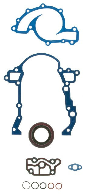 FEL-PRO Engine Timing Cover Gasket Set P/N:TCS 45971 Fits: Buick Allure, Buick Lacrosse, Buick Lesabre, Buick Park Avenue, Buick Regal, Buick Riviera, Chevrolet Camaro, Chevrolet Impala, Chevrolet Lumina, Chevrolet Monte Carlo - Image 1