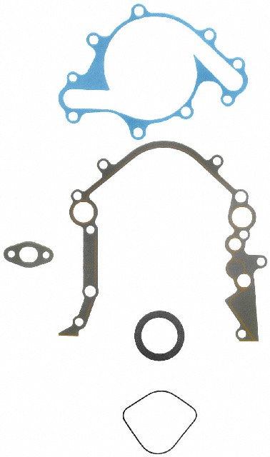 FEL-PRO Engine Timing Cover Gasket Set P/N:TCS 45984 Fits: Ford E-150, Ford E-150 Club Wagon, Ford E-150 Econoline, Ford E-150 Econoline Club Wagon, Ford E-250, Ford E-250 Econoline, Ford F-150, Ford F-150 Heritage, Ford Freestar - Image 1