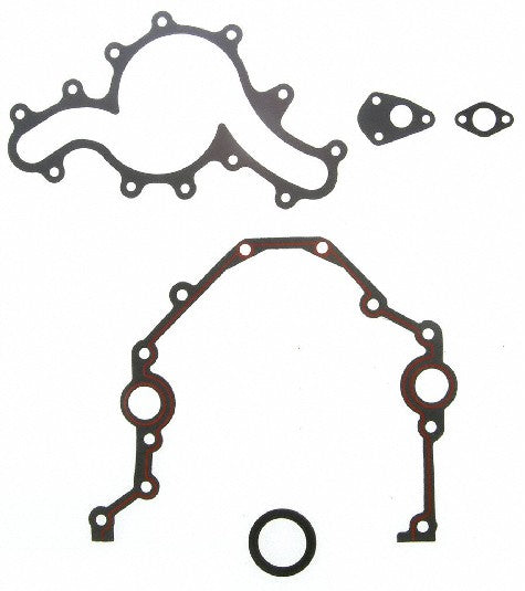 FEL-PRO Engine Timing Cover Gasket Set P/N:TCS 46061 Fits: Ford Explorer 10-04, Ford Explorer Sport Trac 05-04, Ford Explorer Sport Trac 10-07, Ford Mustang 10-05, Ford Ranger 11-04, Land Rover Lr3 09-05, Mazda B4000 10-04, Mercury Mountaineer 10-04 - Image 1