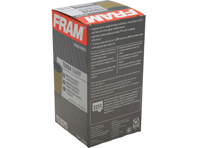 FRAM Engine Oil Filter P/N:TG10295 Fits: Lexus Gs F, Lexus Is F, Lexus Is500, Lexus Lc500, Lexus Lx570, Lexus Rc F, Toyota Land Cruiser, Toyota Sequoia, Toyota Tundra - Image 1