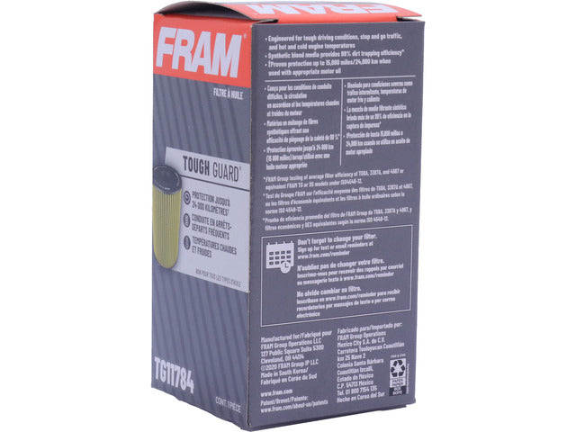FRAM Engine Oil Filter P/N:TG11784 Fits: Audi A3, Audi A3 Quattro, Audi A4, Audi A4 Allroad, Audi A4 Quattro, Audi A5 Quattro, Audi A5 Sportback, Audi A6 - Image 1