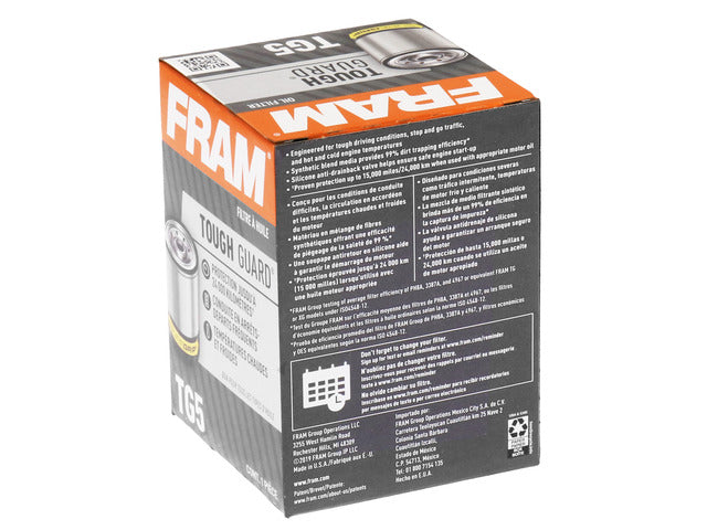 FRAM Engine Oil Filter P/N:TG5 Fits: Am General Hummer, Cadillac Escalade, Chevrolet Blazer, Chevrolet C10, Chevrolet C10 Suburban, Chevrolet C1500, Chevrolet C1500 Suburban, Chevrolet C20, Chevrolet C20 Suburban - Image 1