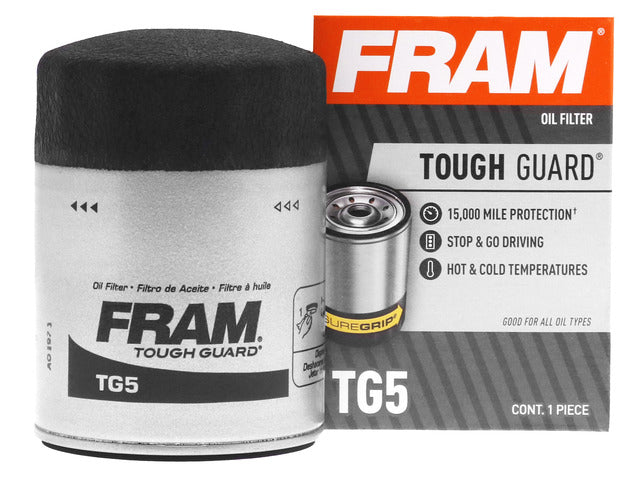 FRAM Engine Oil Filter P/N:TG5 Fits: Am General Hummer, Cadillac Escalade, Chevrolet Blazer, Chevrolet C10, Chevrolet C10 Suburban, Chevrolet C1500, Chevrolet C1500 Suburban, Chevrolet C20, Chevrolet C20 Suburban - Image 5
