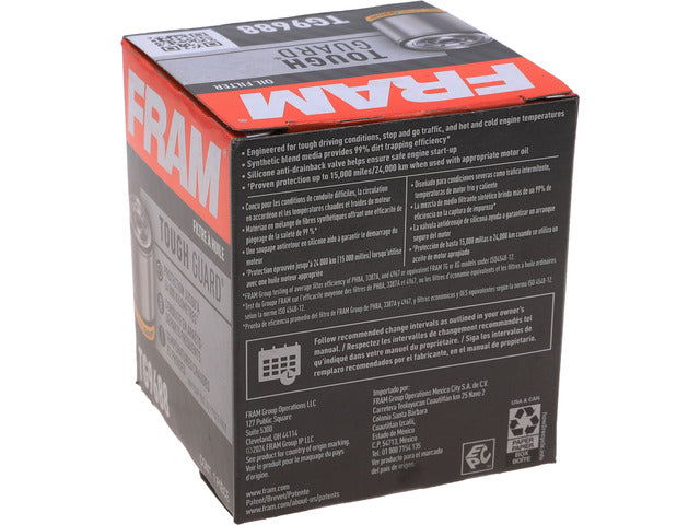 FRAM Engine Oil Filter P/N:TG9688 Fits: Acura Cl, Acura El, Acura Integra, Acura Mdx, Acura Rl, Acura Slx, Acura Tl, Acura Vigor, Asuna Sunfire - Image 1