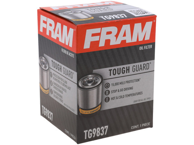 FRAM Engine Oil Filter P/N:TG9837 Fits: Buick Allure, Buick Lacrosse, Buick Lucerne, Buick Rainier, Buick Rendezvous, Buick Terraza, Cadillac Dts, Cadillac Srx, Cadillac Sts, Cadillac Xlr - Image 3