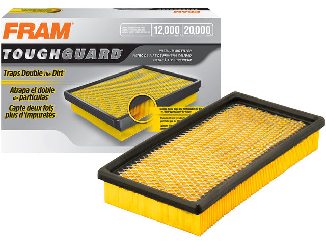 FRAM Engine Air Filter P/N:TGA3660 Fits: Audi 4000, Audi Fox, Chrysler Daytona, Chrysler Dynasty, Chrysler E Class, Chrysler Grand Voyager, Chrysler Imperial, Chrysler Laser, Chrysler Lebaron - Image 1