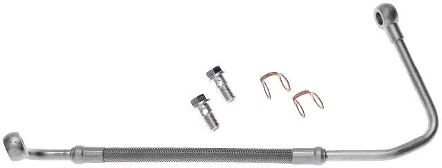 Gates Turbocharger Oil Supply Line P/N:TL123 Fits: Chevrolet C4500 Kodiak, Chevrolet C5500 Kodiak, Chevrolet Silverado 2500 Hd, Chevrolet Silverado 3500, GMC C4500 Topkick, GMC C5500 Topkick, GMC Sierra 2500 Hd, GMC Sierra 3500 - Image 1