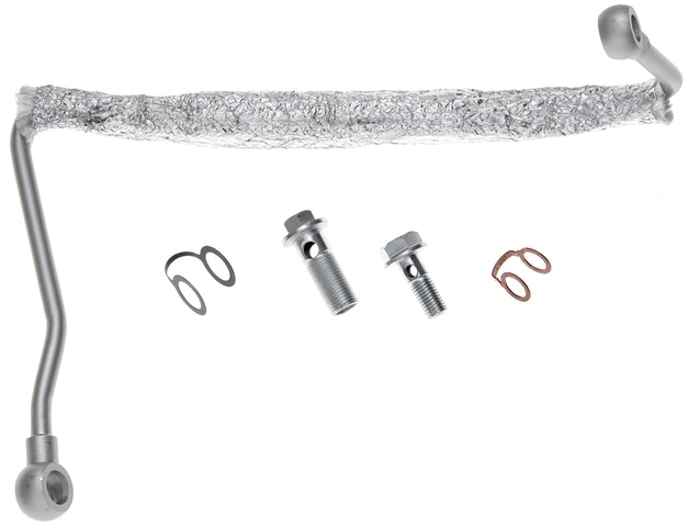 Gates Turbocharger Oil Supply Line P/N:TL147 Fits: Chevrolet Express 2500, Chevrolet Express 3500, Chevrolet Express 4500, Chevrolet Silverado 2500 Hd, Chevrolet Silverado 3500 Hd, GMC Savana 2500, GMC Savana 3500, GMC Savana 4500, GMC Sierra 2500 Hd - Image 1