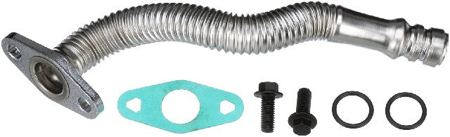 Gates Turbocharger Oil Return Line P/N:TL151 Fits: Dodge Ram 2500, Dodge Ram 3500, Dodge Ram 4500, Dodge Ram 5500, Freightliner Mt55, Ram 2500, Ram 3500, Ram 4500, Ram 5500, Sterling Truck Bullet 45, Sterling Truck Bullet 55 - Image 1