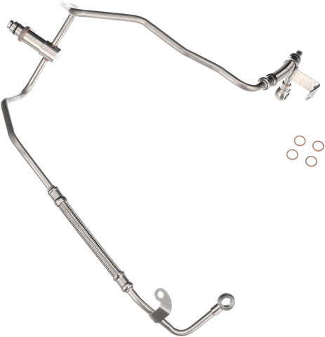 Gates Turbocharger Oil Supply Line P/N:TL155 Fits: BMW 550i 2013, BMW 550i Gt 2013, BMW 550i Gt Xdrive 2013, BMW 550i Xdrive 2013, BMW 650i 13-12, BMW 650i Gran Coupe 2013, BMW 650i Xdrive 13-12, BMW 650i Xdrive Gran Coupe 2013, BMW X6 14-13 - Image 1