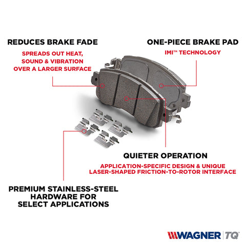 Wagner Brake Disc Brake Pad Set P/N:PD166 Fits: Nissan 280zx 83-79 - Image 5
