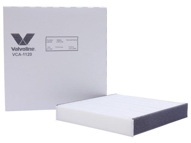 Valvoline Cabin Air Filter P/N:VCA-1120 Fits: Fiat 500 19-11, Fiat Argo 24-21, Fiat Fastback 25-24, Fiat Mobi 24-17, Fiat Pulse 25-23, Fiat Uno 20-13, Peugeot Partner Rapid 25-24, Ram 700 24-21, Ram Promaster Rapid 24-17 - Image 3