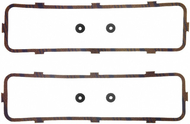 FEL-PRO Engine Valve Cover Gasket Set P/N:VS 12949 Fits: Edsel Ranger, Edsel Villager, Ford Country Sedan, Ford Country Squire, Ford Courier Sedan Delivery, Ford Custom 300, Ford F-100, Ford F-250, Ford F-350, Ford Fairlane - Image 1