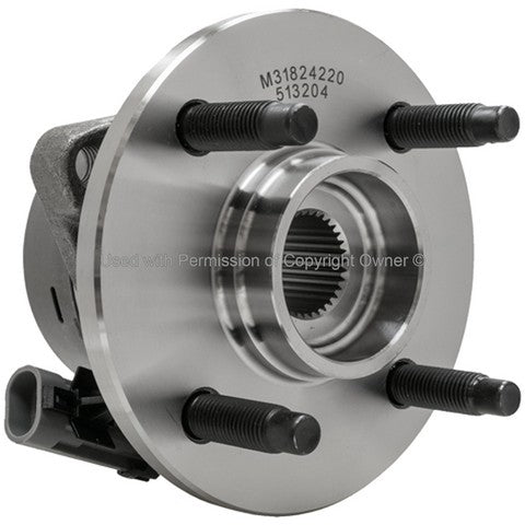 Quality-Built Wheel Bearing and Hub Assembly P/N:WH513204 Fits: Chevrolet Cobalt 10-05, Pontiac G4 2006, Pontiac G5 10-07, Pontiac Pursuit 06-05, Saturn Ion 07-03 - Image 1