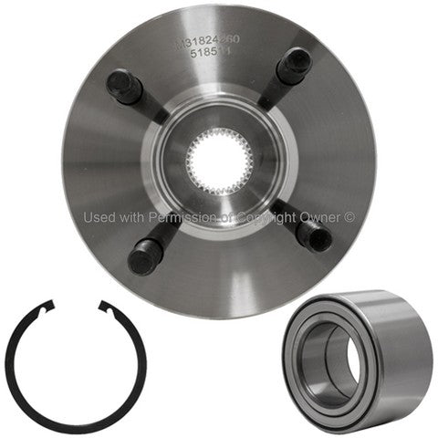 Quality-Built Wheel Hub Repair Kit P/N:WH518514 Fits: Saturn Sc1 02-94, Saturn Sc2 02-94, Saturn Sl 02-94, Saturn Sl1 02-94, Saturn Sl2 02-94, Saturn Sw1 99-94, Saturn Sw2 01-94 - Image 4