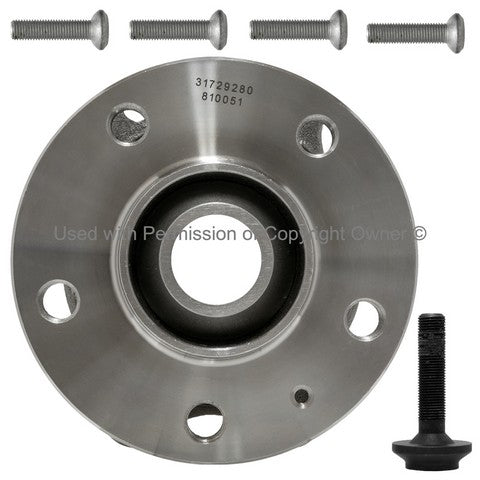 Quality-Built Wheel Bearing and Hub Assembly P/N:WH810051 Fits: Audi A4, Audi A4 Allroad, Audi A4 Quattro, Audi A5, Audi A5 Quattro, Audi A6, Audi A6 Quattro, Audi A7 Quattro, Audi A8 Quattro, Audi Allroad - Image 3