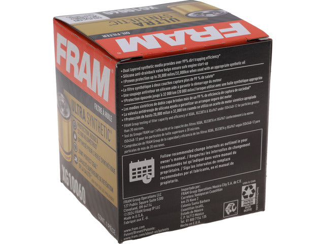 FRAM Engine Oil Filter P/N:XG10060 Fits: Alfa Romeo Giulia, Alfa Romeo Stelvio, Buick Allure, Buick Enclave, Buick Lacrosse, Buick Rainier, Cadillac Cts, Cadillac Escalade, Cadillac Escalade Esv - Image 1