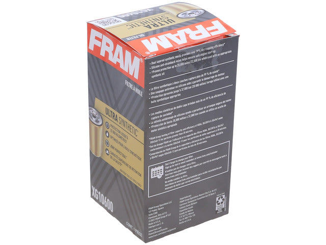 FRAM Engine Oil Filter P/N:XG10600 Fits: Audi A3, Audi A3 Quattro, Audi A4, Audi A4 Allroad, Audi A4 Quattro, Audi A5, Audi A5 Quattro, Audi A6, Audi A6 Quattro, Audi Allroad - Image 1