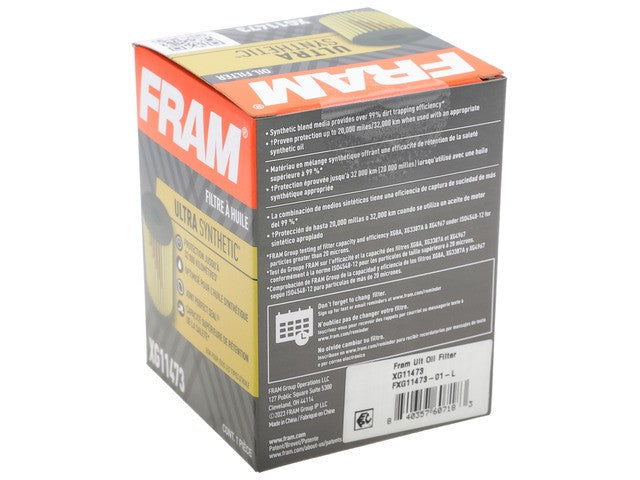 FRAM Engine Oil Filter P/N:XG11473 Fits: Freightliner Sprinter 1500, Freightliner Sprinter 2500, Infiniti Q50, Infiniti Q60, Infiniti Qx30, Mercedes-benz A220, Mercedes-benz A250, Mercedes-benz A35 Amg, Mercedes-benz B250, Mercedes-benz C300 - Image 1