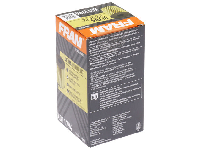 FRAM Engine Oil Filter P/N:XG11794 Fits: Jeep Grand Cherokee 20-14, Ram 1500 18-14, Ram 1500 Classic 2019 - Image 1