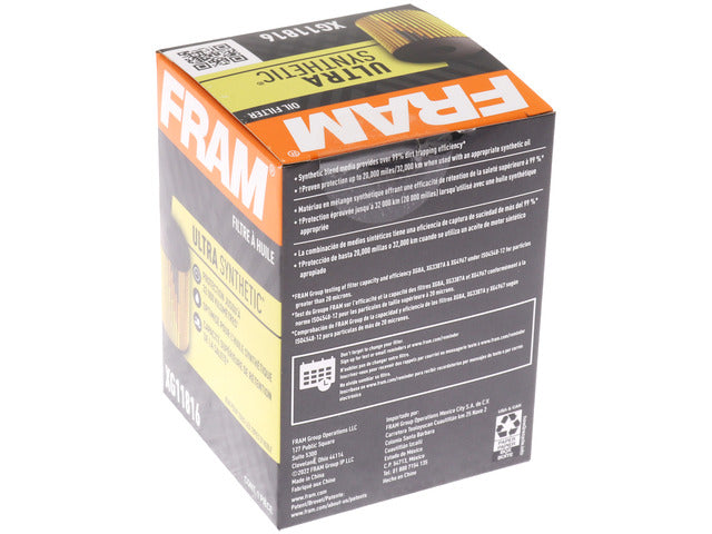 FRAM Engine Oil Filter P/N:XG11816 Fits: Volvo S60, Volvo S60 Cross Country, Volvo S80, Volvo S90, Volvo V60, Volvo V60 Cross Country, Volvo V90, Volvo V90 Cross Country, Volvo Xc40, Volvo Xc60, Volvo Xc70, Volvo Xc90 - Image 1