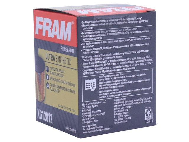 FRAM Engine Oil Filter P/N:XG12812 Fits: Hyundai Elantra 25-21, Hyundai Kona 25-22, Hyundai Sonata 25-20, Kia K4 2025 - Image 1