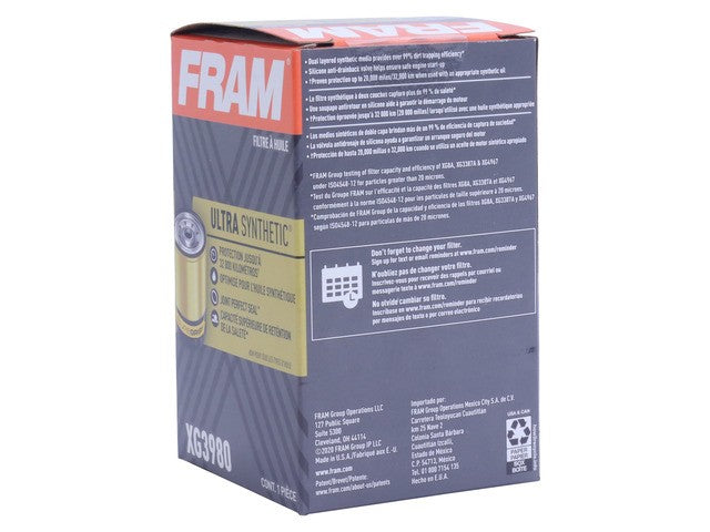FRAM Engine Oil Filter P/N:XG3980 Fits: Am General Hummer, Buick Century, Buick Commercial Chassis, Buick Electra, Buick Regal, Buick Roadmaster, Buick Skyhawk, Buick Skylark - Image 1