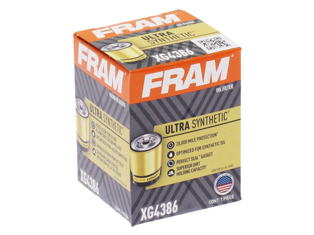 FRAM Engine Oil Filter P/N:XG4386 Fits: Chevrolet Nova, Chevrolet Tracker, Daihatsu Charade, Geo Prizm, Infiniti G20, Lexus Gx550, Lexus Ls500, Lexus Lx600, Lexus Lx700h, Lexus Rx350h - Image 3
