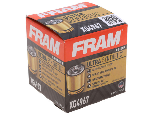 FRAM Engine Oil Filter P/N:XG4967 Fits: Chevrolet Nova, Chevrolet Prizm, Chevrolet Tracker, Daihatsu Charade, Daihatsu Rocky, Geo Prizm, Infiniti G20, Lexus Es250, Lexus Es300h, Lexus Gx550 - Image 3