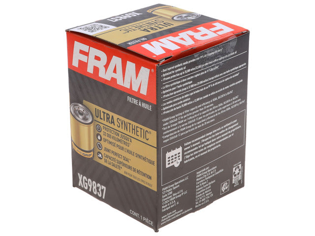 FRAM Engine Oil Filter P/N:XG9837 Fits: Buick Allure, Buick Lacrosse, Buick Lucerne, Buick Rainier, Buick Rendezvous, Buick Terraza, Cadillac Dts, Cadillac Srx, Cadillac Sts, Cadillac Xlr - Image 1