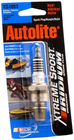 Autolite Spark Plug P/N:XS4063DP Fits: Abarth 1000, Abarth 1150, Abarth 1600, Abarth 2000, Abarth 750, Abarth 850, Abarth Simca, Alpine A110, Arctic Cat Bearcat 340, Arctic Cat Bearcat Widetrack - Image 1