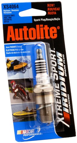 Autolite Spark Plug P/N:XS4064DP Fits: Bultaco Frontera 370, Bultaco Pursang 370, Honda Atc250r, Honda Cb350g Super Sport, Honda Cb360, Honda Cb360t, Honda Cb450, Honda Cb500t Twin Dohc, Honda Cj360, Honda Cl350 Scrambler - Image 1
