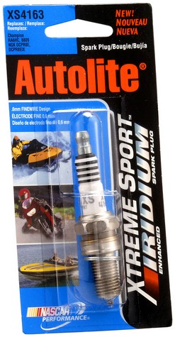 Autolite Spark Plug P/N:XS4163DP Fits: American Ironhorse Bandit, American Ironhorse Classic, American Ironhorse Classic Chop, American Ironhorse Legend, American Ironhorse Lsc, American Ironhorse Outlaw, American Ironhorse Ranger - Image 1