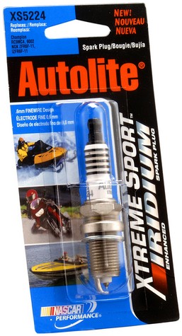 Autolite Spark Plug P/N:XS5224DP Fits: Kawasaki Jh1100 Ultra 130, Kawasaki Jt1100 1100stx D.i., Kawasaki Vn2000a Vulcan 2000, Kawasaki Vn2000e Vulcan 2000 Classic, Kawasaki Vn2000f Vulcan 2000 Classic Lt, Polaris Genesis Ffi, Polaris Genesis I - Image 1