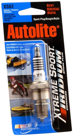 Autolite Spark Plug P/N:XS62DP Fits: Arctic Cat Cougar, Arctic Cat Cougar 2-up, Arctic Cat Cougar Deluxe, Arctic Cat Cougar Mountain Cat, Arctic Cat Zrt 600, Arctic Cat Zrt 600 Le, Beta Rev3 125, Beta Rev3 200, Beta Rev3 250, BMW R100/7 - Image 1