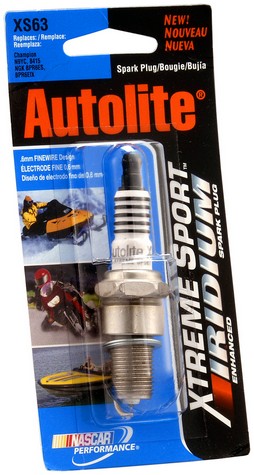 Autolite Spark Plug P/N:XS63DP Fits: Arctic Cat Ac 120 Sno Pro, Arctic Cat El Tigre, Arctic Cat F120, Arctic Cat Sno Pro 120, Arctic Cat Z 120, Arctic Cat Z 120 Sno Pro, Arctic Cat Zr 120, BMW R100, BMW R100gs, BMW R100r - Image 1