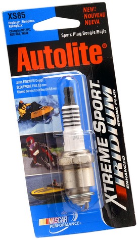 Autolite Spark Plug P/N:XS85DP Fits: Harley-davidson Fl, Harley-davidson Flf, Harley-davidson Flfb, Harley-davidson Flh Electra Glide, Harley-davidson Flhb, Harley-davidson Flhf, Harley-davidson Flhfb, Harley-davidson Fx Super Glide - Image 1
