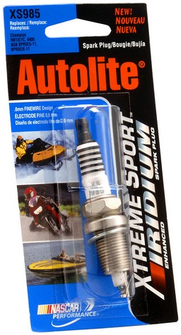 Autolite Spark Plug P/N:XS985DP Fits: Harley-davidson Flh Electra Glide, Harley-davidson Flhtc Electra Glide Classic, Harley-davidson Flt Tour Glide, Harley-davidson Fltc Tour Glide Classic, Harley-davidson Fxb Sturgis, Harley-davidson Fxdg Disc Glide - Image 1
