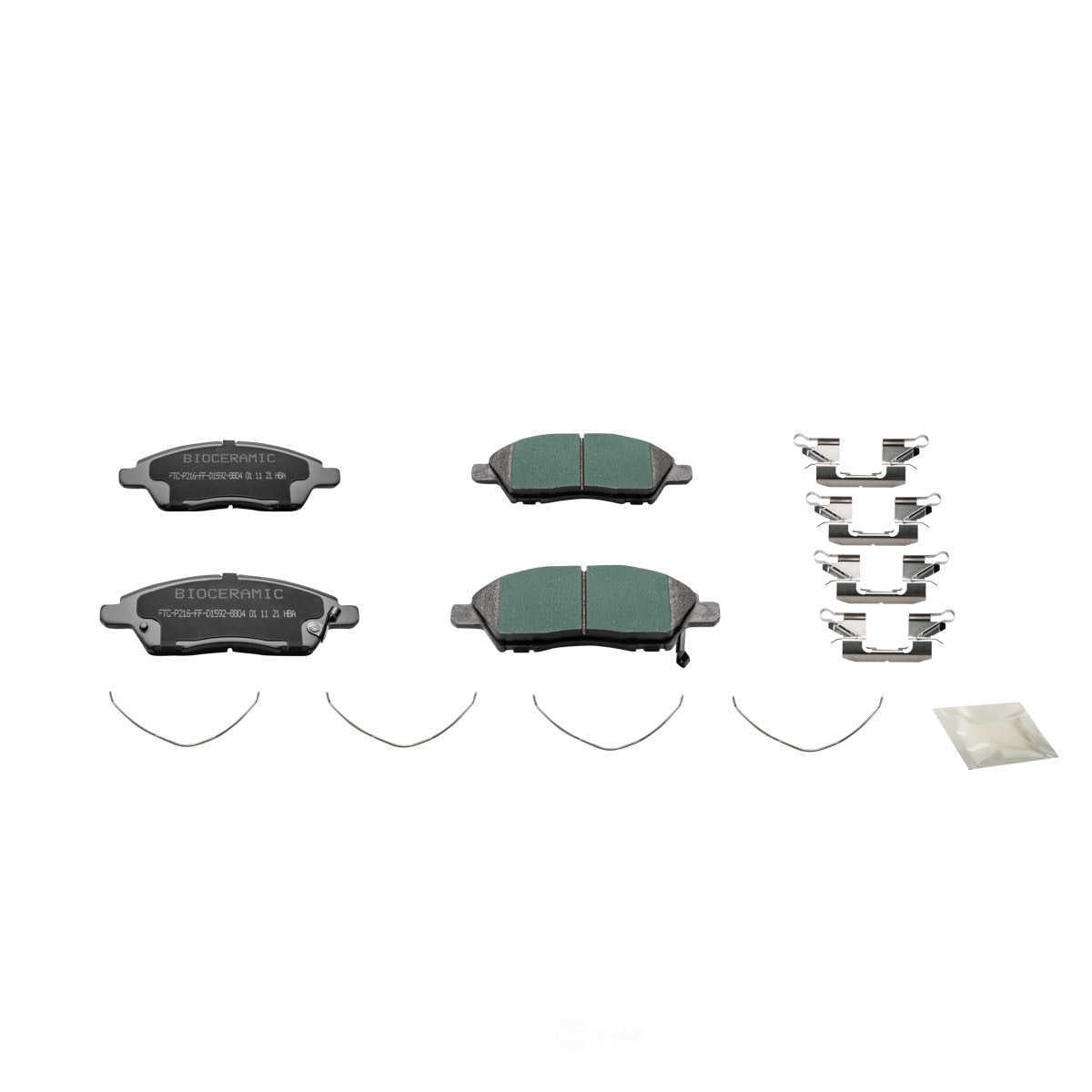 Servicio a Frenos Delanteros Ceramica BioCeramic 8804-D1592